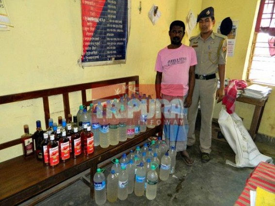 Police seized liquors from Battala 